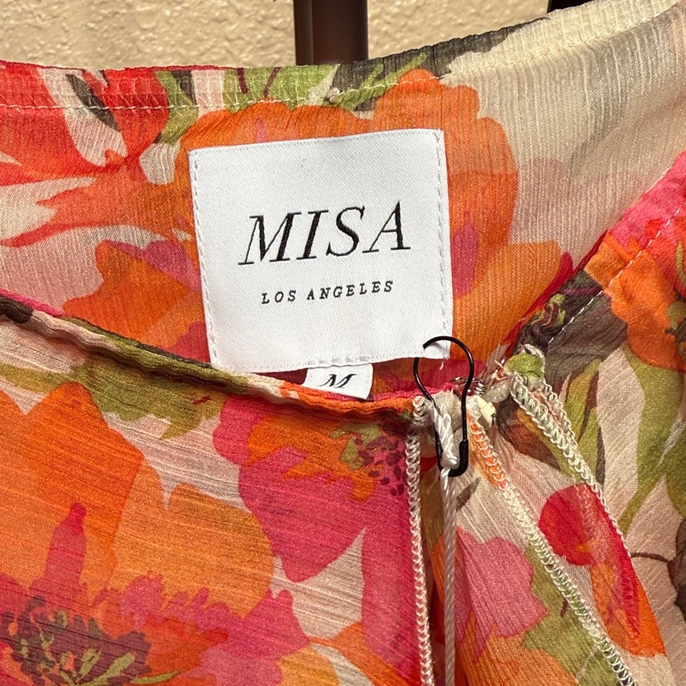 Misa Floral asymmetrical midi ruffle skirt WOMENS size medium NWT - Picture 9 of 17